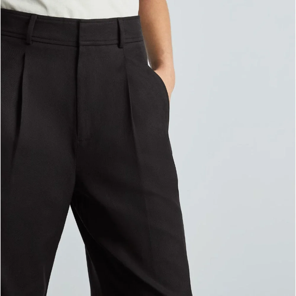 Everlane Womens The Way-High Drape Pant Size 8 Black 31